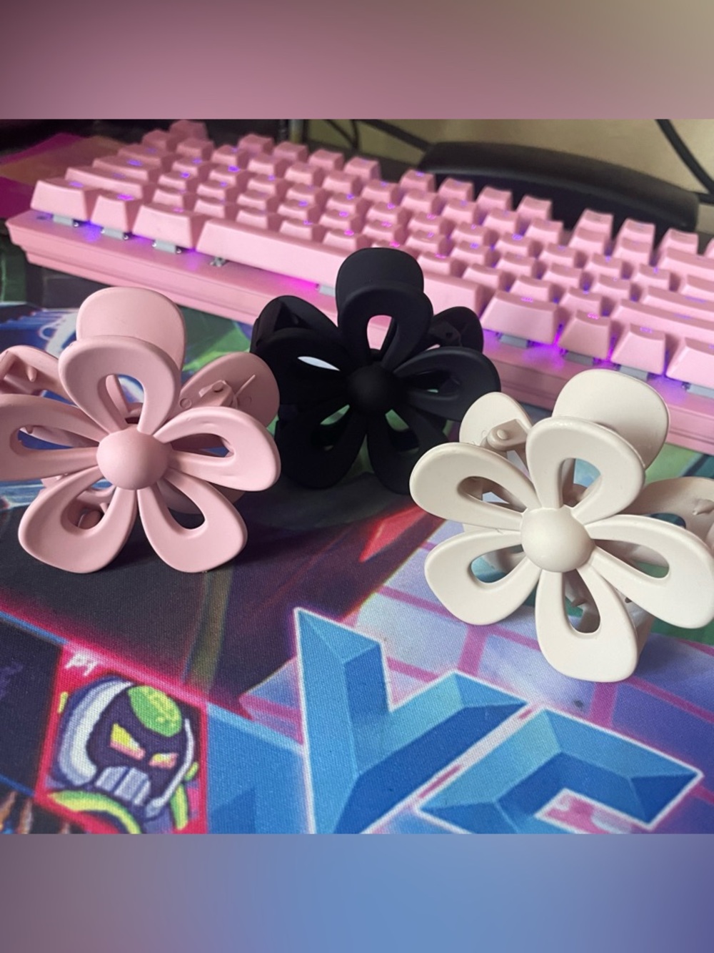 Flower Hair Clips